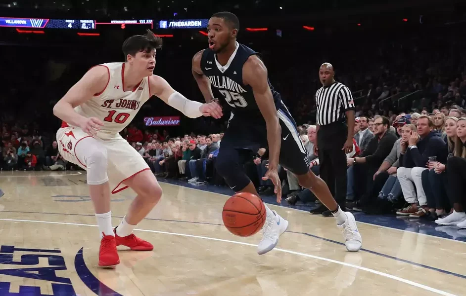 Villanova wing Mikal Bridges. Image courtesy of Villanova athletics.