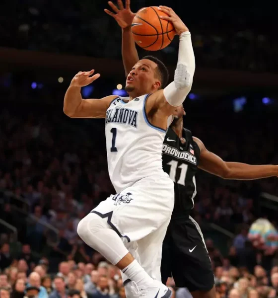 Villanova alumnus Jalen Brunson. Image courtesy of Villanova athletics.