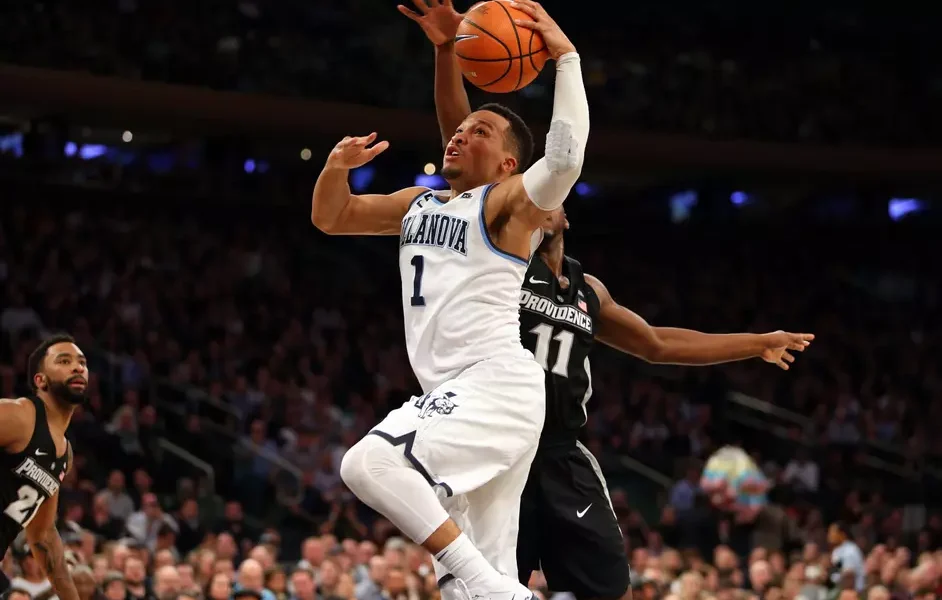 Villanova alumnus Jalen Brunson. Image courtesy of Villanova athletics.