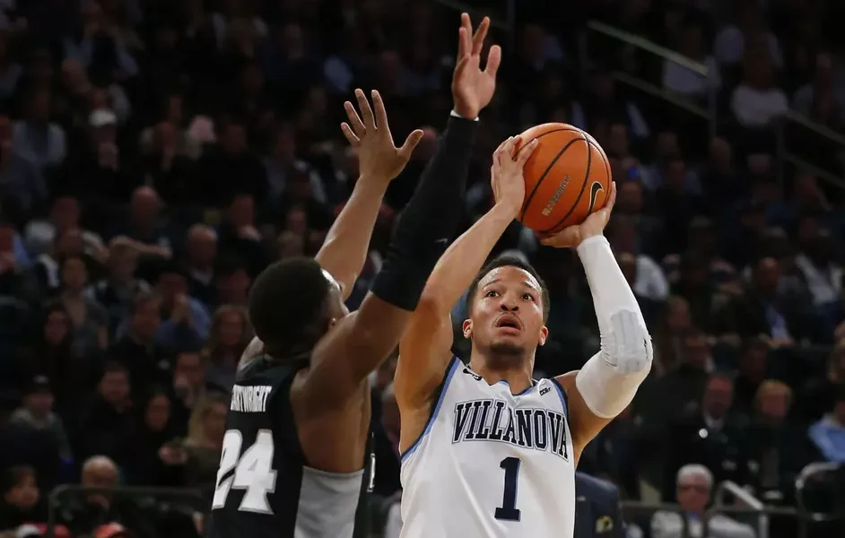 Villanova alumnus Jalen Brunson. Image courtesy of Villanova athletics.