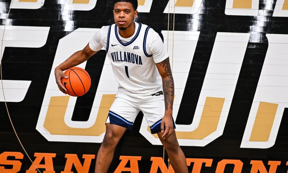 Villanova commit Zion Stanford poses for a picture during his recruiting visit with the Wildcats. Photo courtesy of Zion Stanford's instagram account.