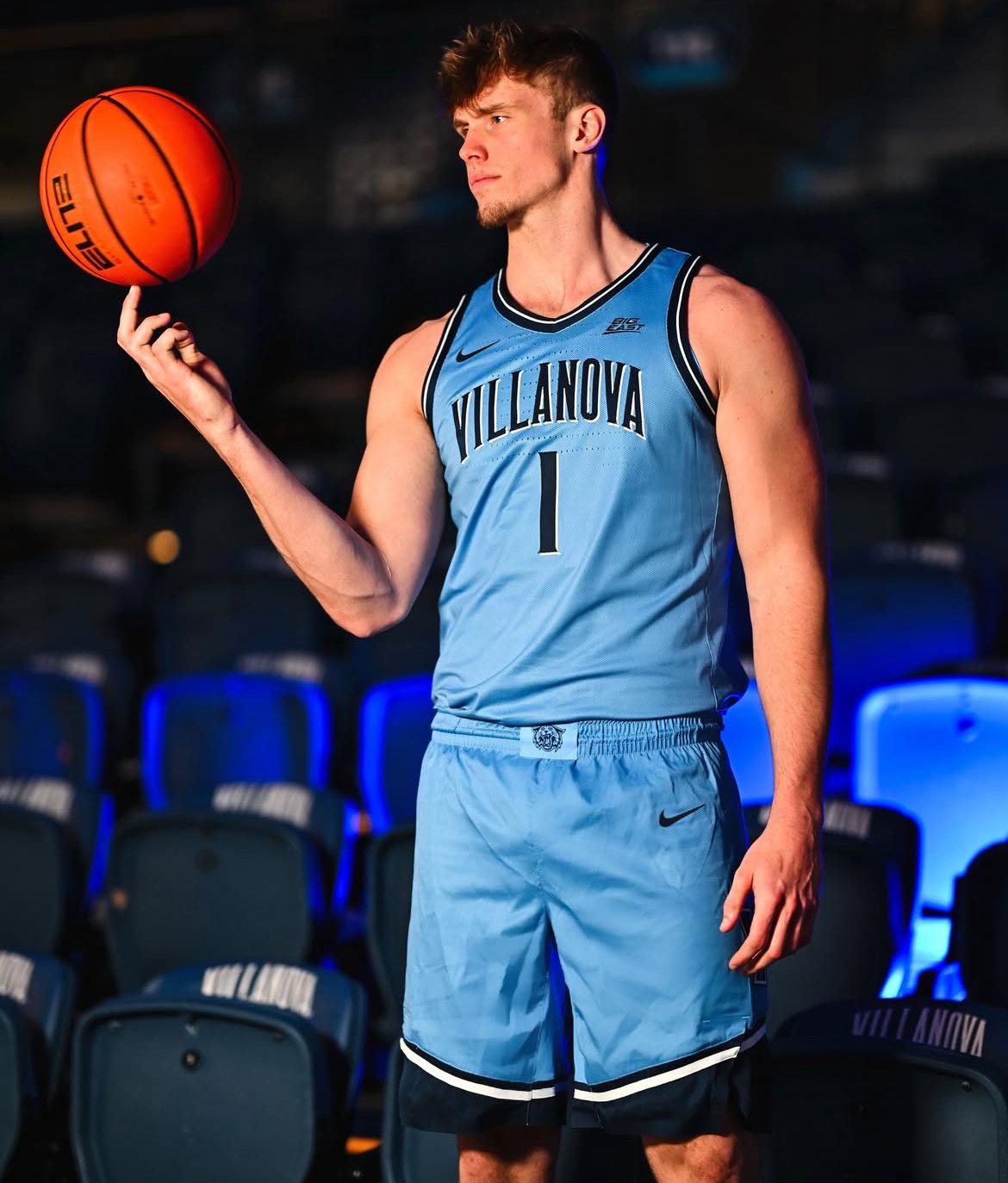 Villanova transfer power forward Duke Brennan. Image courtesy of Duke Brennan's Instagram account.
