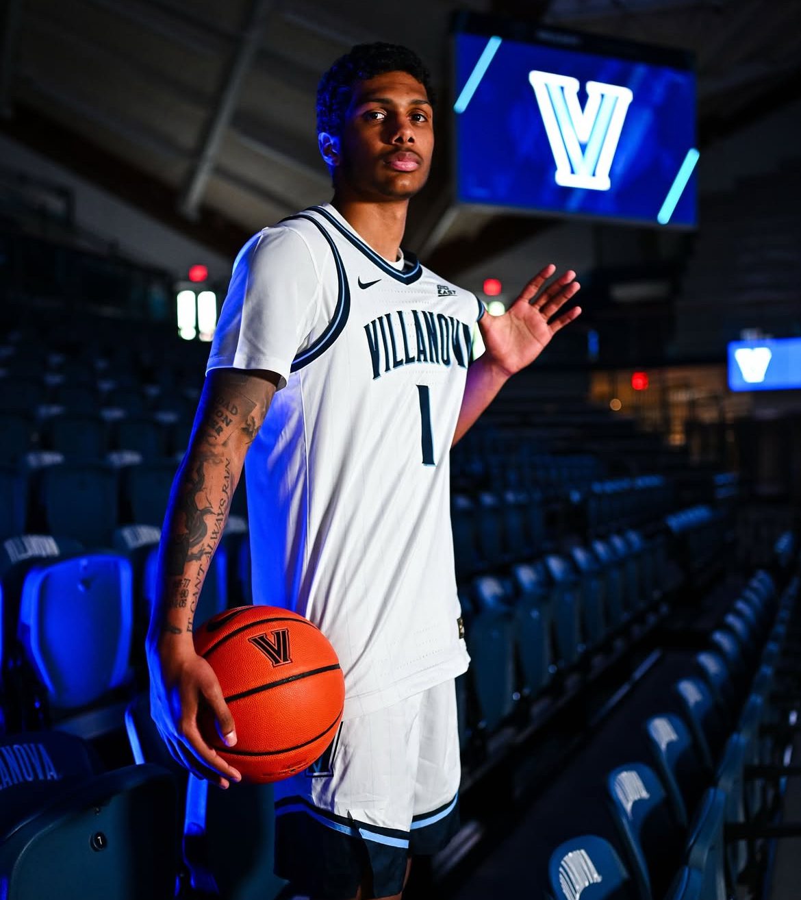 Villanova four-star recruit Acaden Lewis. Image courtesy of Acaden Lewis' Instagram account.
