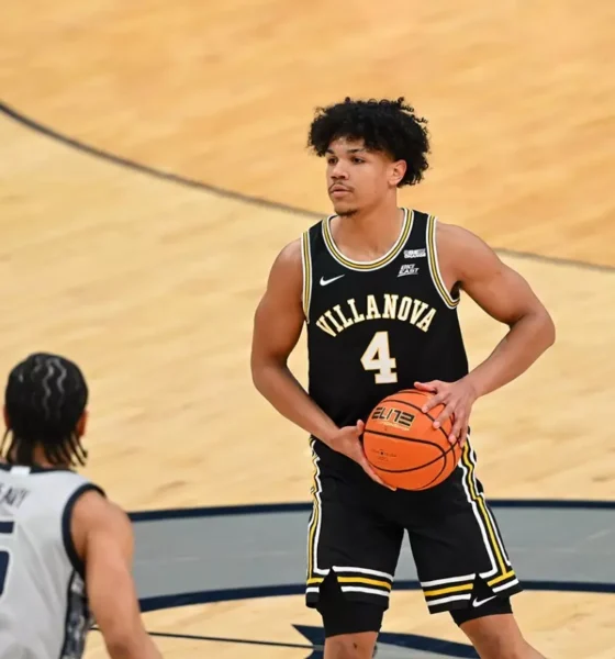 Villanova rising junior Tyler Perkins. Image courtesy of Villanova Athletics.