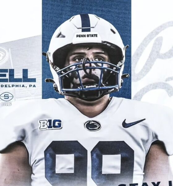 Rising St. Joseph's Prep senior and Penn State football commit Alexander Haskell. Image courtesy of Penn State athletics.