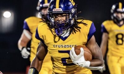 Villanova football recruiting target Brandon Way Jr. Image courtesy of Brandon Way Jr.'s Twitter account.