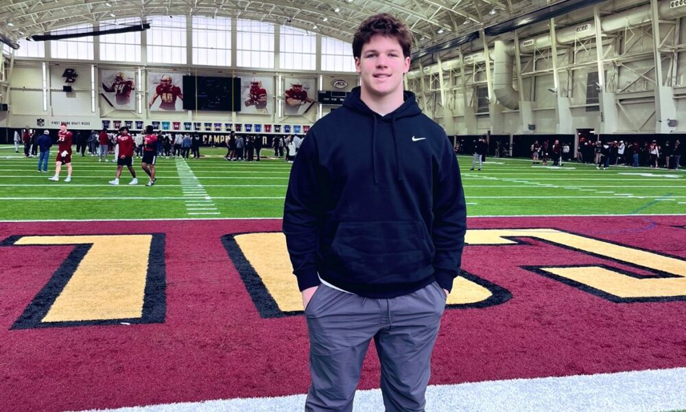 Villanova football commit Patrick Degnan. Image courtesy of Patrick Degnan's Twitter account.
