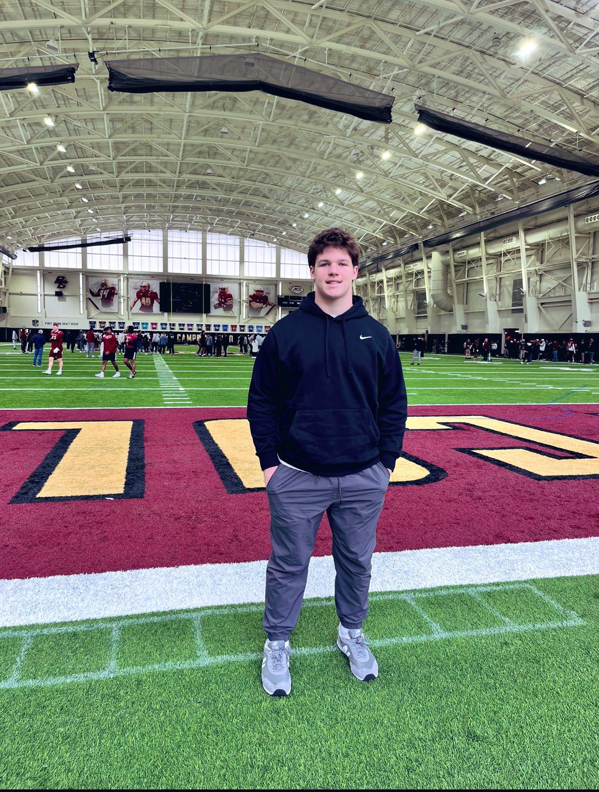 Villanova football commit Patrick Degnan. Image courtesy of Patrick Degnan's Twitter account.