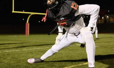 Villanova football commit Jordan Taylor. Image courtesy of Jordan Taylor's Twitter account.