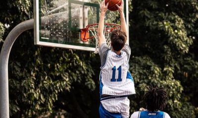2026 Villanova recruiting target Quinn Costello lays down a dunk. Image courtesy of Quinn Costello's Instagram account.