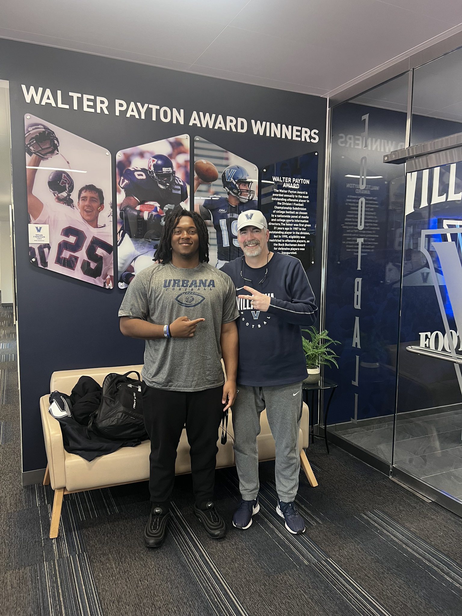 Villanova football target Thomas Coates. Image courtesy of Thomas Coates' Twitter.