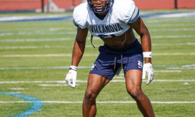 Villanova Football safety Jayvont Williams. Image courtesy of Nova Football Recruiting's Instagram
