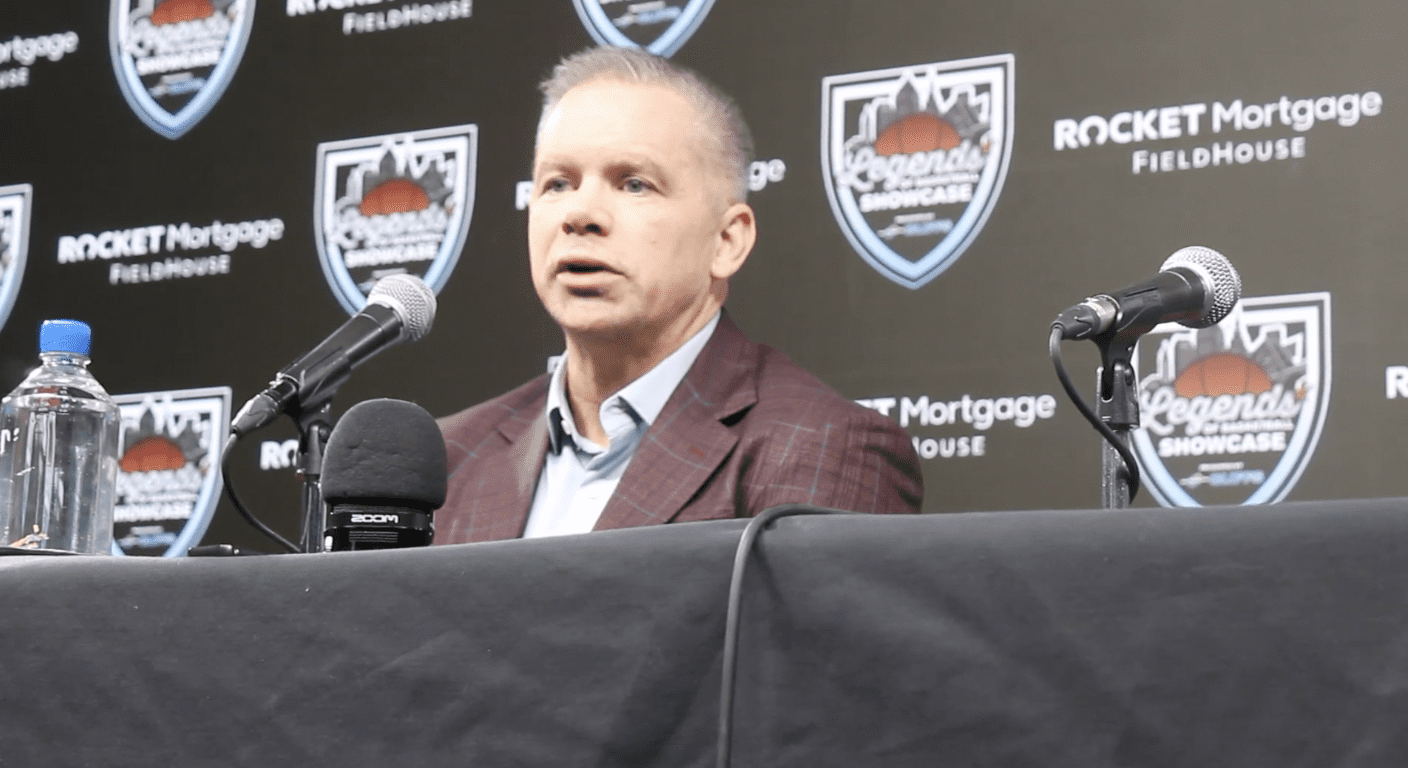 DePaul Blue Demons head coach Chris Holtmann during his time with Ohio State.