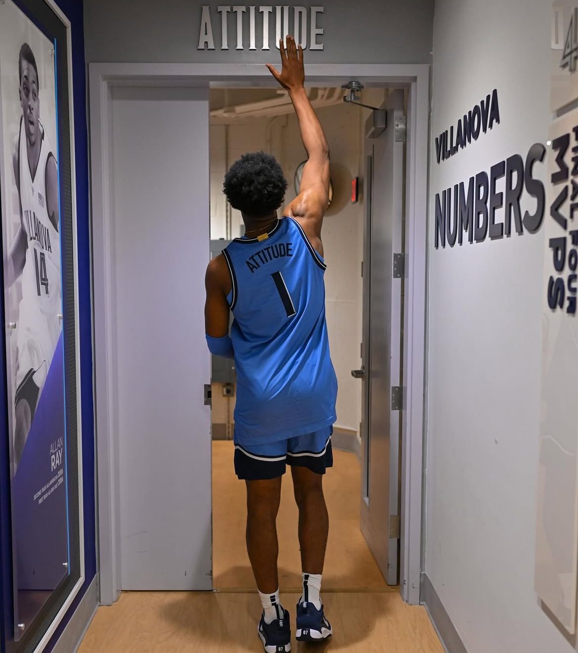 Villanova Men's Basketball guard Malachi Palmer. Image courtesy of Malachi Palmer's Instagram account