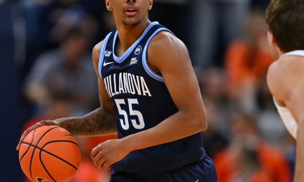 Villanova freshman Point guard Acaden Lewis. Image courtesy of Villanova MBB's Instagram account