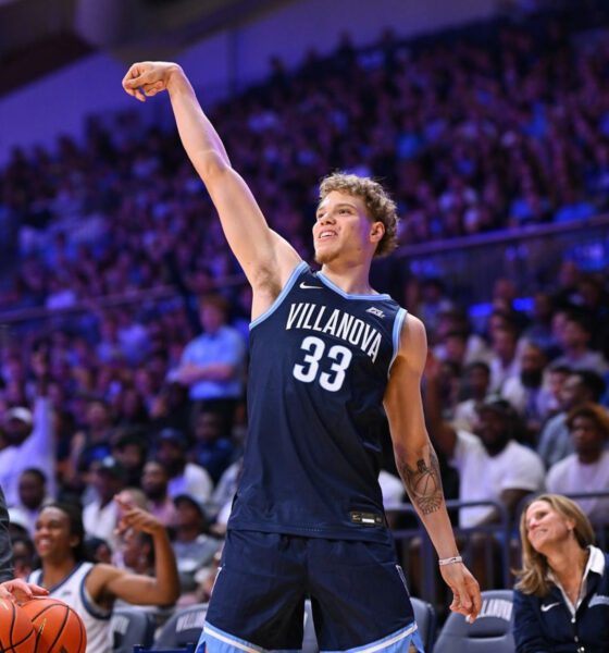 Villanova forward Matt Hodge. Image courtesy of Matt Hodge's Instagram account.