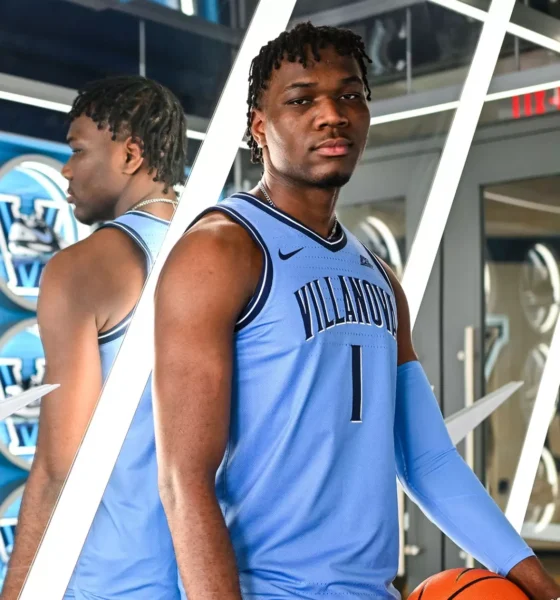 Villanova Men's Basketball center Niko Onyekwere. Greg Carroccio/Villanova Athletics/Sideline Photos