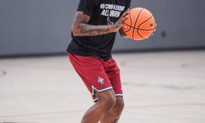 Saint Joseph's Men's Basketball guard Deuce Jones. Image courtesy of Saint Joseph's MBB's Instagram account.