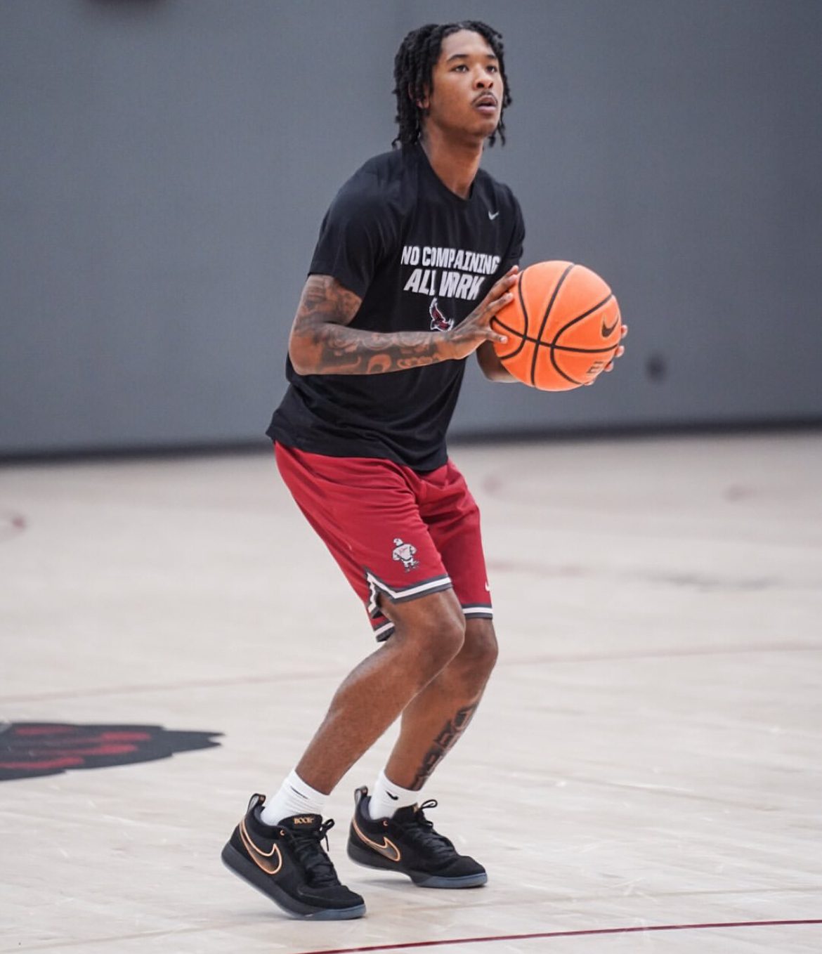 Saint Joseph's Men's Basketball guard Deuce Jones. Image courtesy of Saint Joseph's MBB's Instagram account.