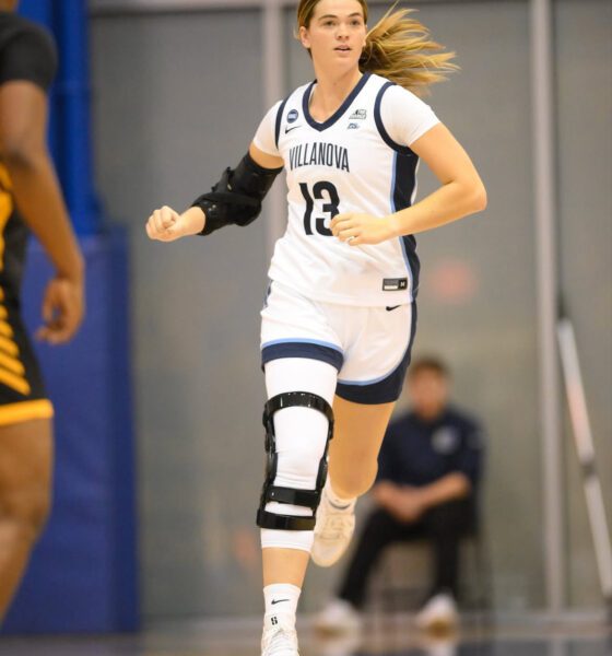 Villanova Women's Basketball forward Brynn McCurry. Image courtesy of Nova WBB's Instagram account.
