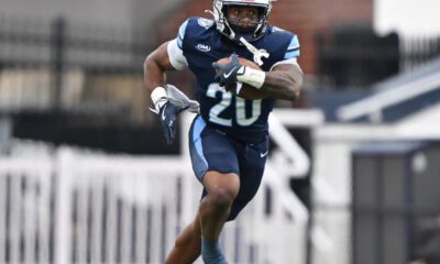 Villanova Football running back Isaiah Ragland. Image courtesy of Nova Football's Instagram account.