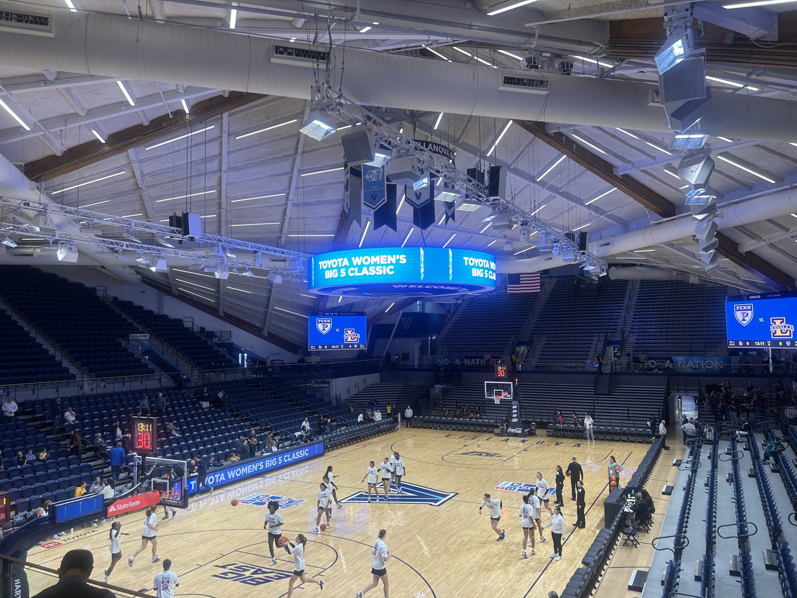 Villanova's Finneran Pavilion ahead of a Big 5 Classic matchup between Penn and La Salle on Sunday, Dec. 7. Griffin Floyd/Philadelphia Sports Now