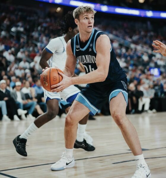Villanova forward Duke Brennan. Image courtesy of Duke Brennan's Instagram account.