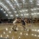 Penn guard Ethan Roberts dribbles toward the basket during the first half of the Quakers' Jan. 5, 2026 loss to the Princeton Tigers. Griffin Floyd/Philadelphia Sports Now.