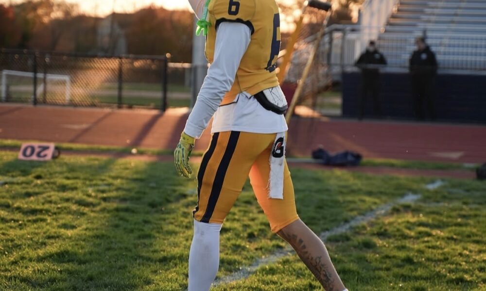 Villanova Football recruiting target Brandon DeAngelo. Image courtesy of Brandon DeAngelo's Instagram account