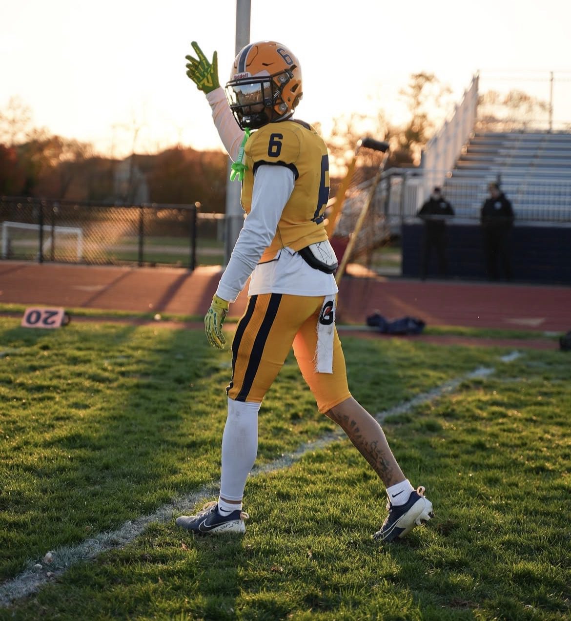 Villanova Football recruiting target Brandon DeAngelo. Image courtesy of Brandon DeAngelo's Instagram account