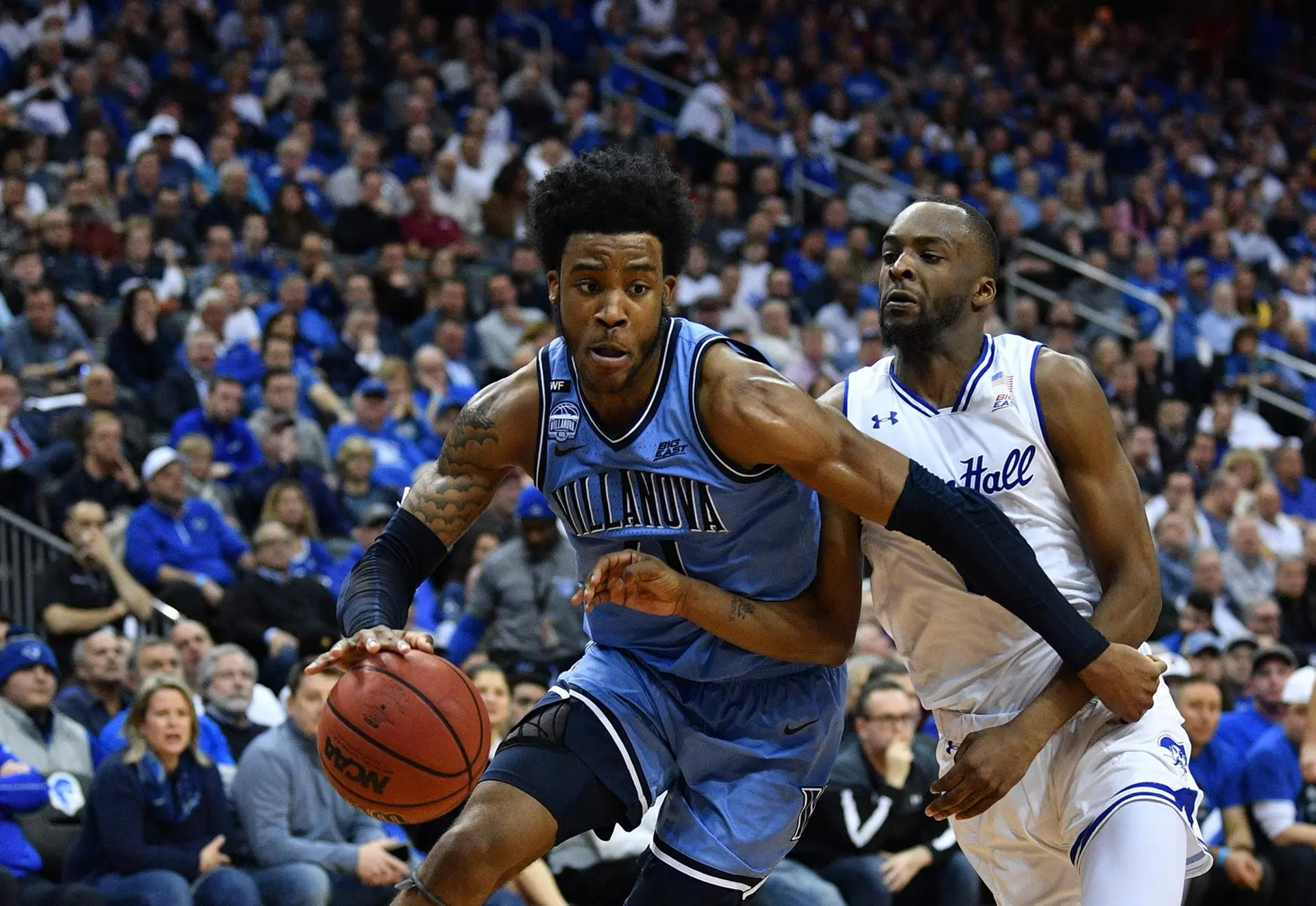 Villanova Men's Basketball forward product Saddiq Bey. Image courtesy of Villanova Athletics.