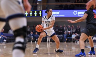 Villanova Women's Basketball guard Jasmine Bascoe. Image courtesy of Nova WBB's Instagram account.