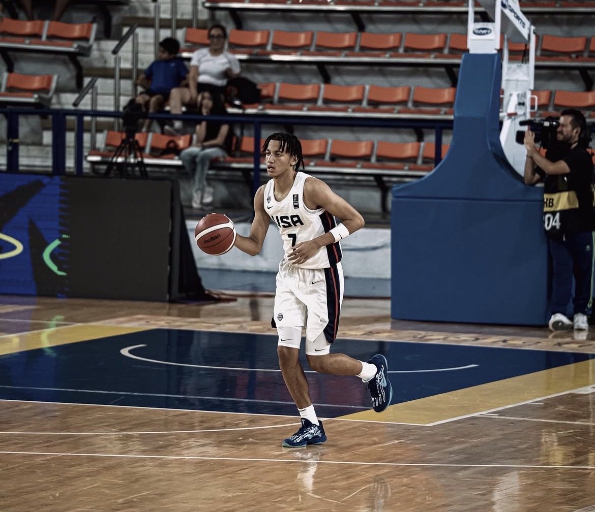 Villanova 2028 recruiting target Mason Collins. Image courtesy of Mason Collins’ Instagram account.