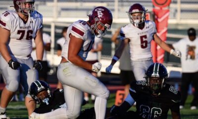 Villanova Football TE/DE commit Drake Dawson. Image courtesy of Drake Dawson's Instagram account.