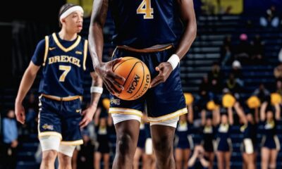 Drexel Men's Basketball junior Shane Blakeney. Image courtesy of Drexel MBB's Instagram account.