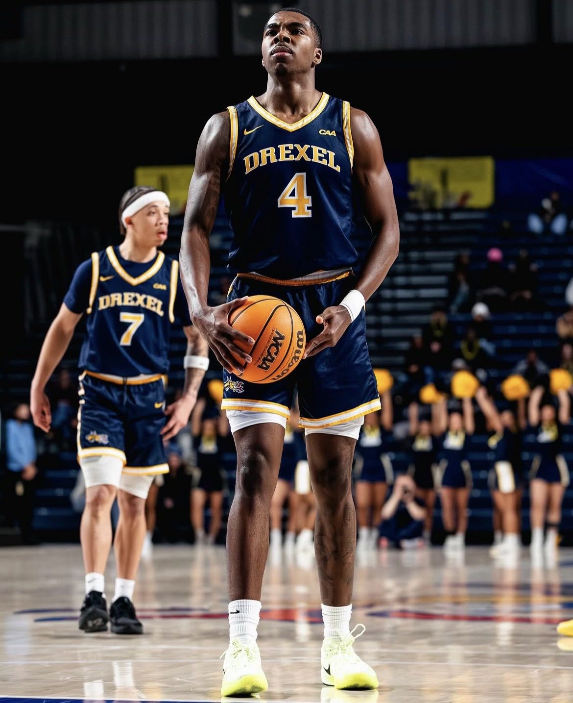 Drexel Men's Basketball junior Shane Blakeney. Image courtesy of Drexel MBB's Instagram account.