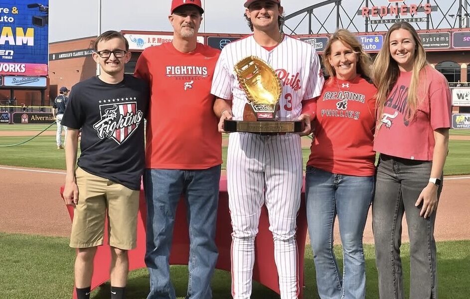 Phillies Keaton Anthony. Image courtesy of Keaton Anthony’s Instagram account.