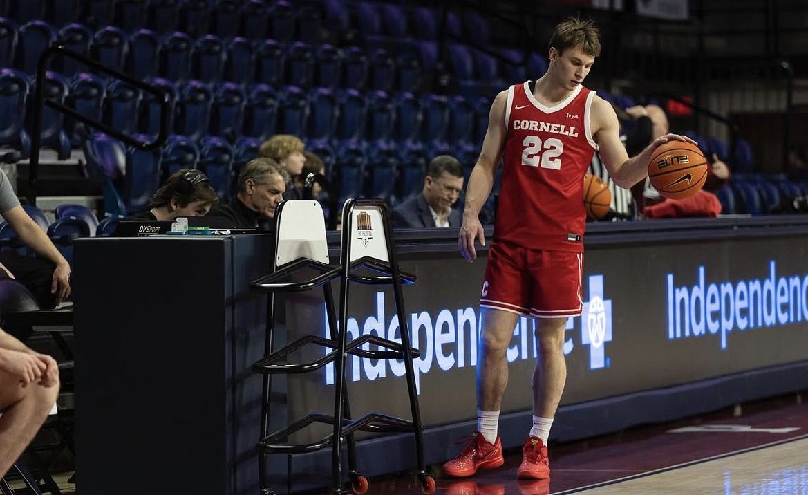 Villanova transfer target Jake Fiegen, formerly of Cornell. Image courtesy of Jake Fiegen's Instagram account