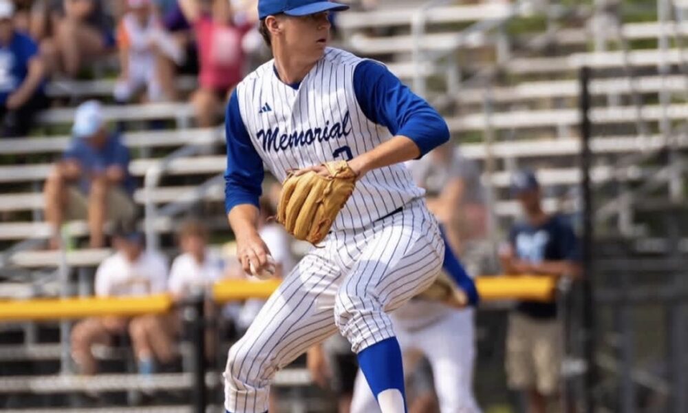 Phillies' right-handed pitching prospect Matthew Fisher during his time in high school. Image courtesy of Matthew Fisher's Instagram account.