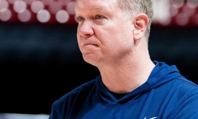 Utah State head coach Jerrod Calhoun. Image courtesy of Utah State Athletics.