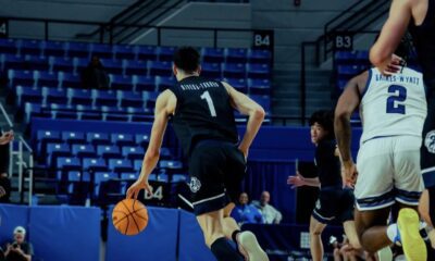 Villanova transfer target Jason Rivera-Torres dribbles the basketball. Image courtesy of Jason Rivera-Torres' Instagram account.