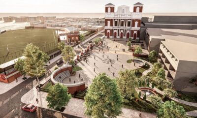 A rendering of Saint Joseph's Prep's planned campus renovation. Image courtesy of st_josephs_prep's Instagram account.