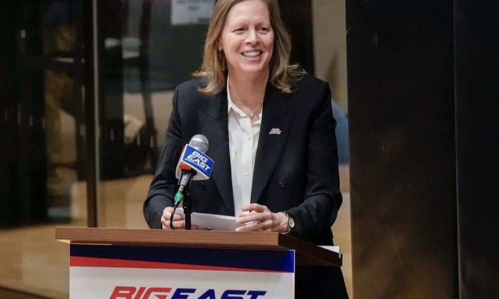 Retiring Big East commissioner Val Ackerman. Image courtesy of the Big East's Instagram account.