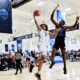 2029 Villanova combo guard recruit Jordan Costley tries for a layup. Image courtesy of uaboysnexthoops' Instagram account