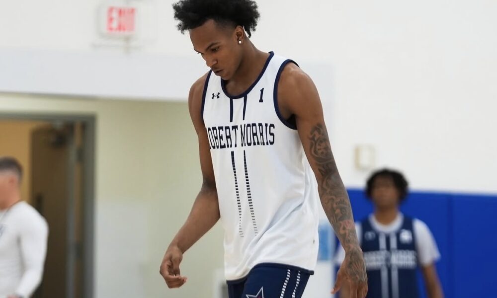 Villanova transfer target Josh Hill. Image courtesy of Robert Morris Men's Basketball's Instagram account