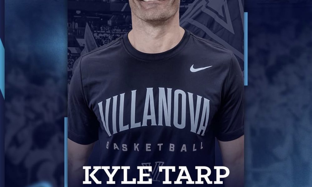 Villanova Sports Performance Coach Kyle Tarp. Graphic courtesy of Villanova Men's Basketball.