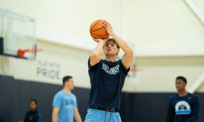 Villanova Men's Basketball transfer forward Brady Muller. Image courtesy of Villanova Men's Basketball's Twitter (X) account.