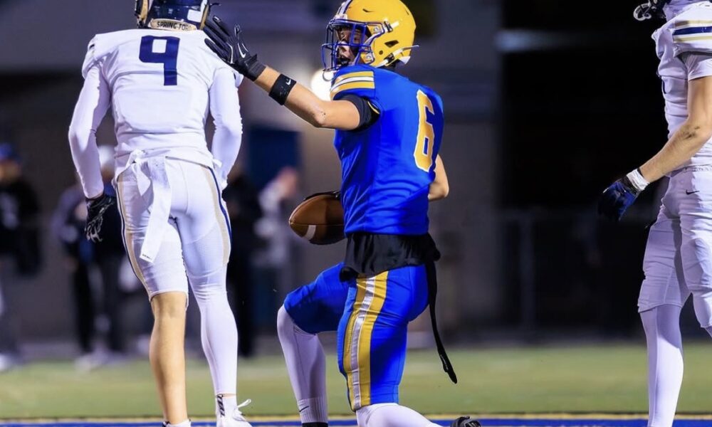 Villanova Football commit Michael Schlachter. Image courtesy of Michael Schlachter's Instagram account.
