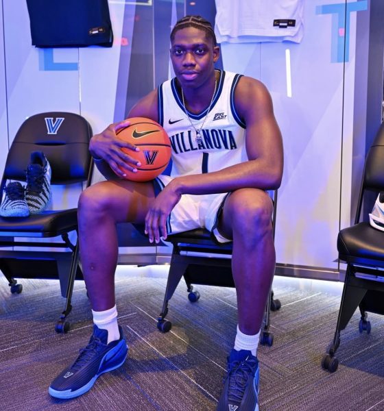 Villanova Men's Basketball transfer Abdou Samb. Image courtesy of Abdou Samb's Instagram account.