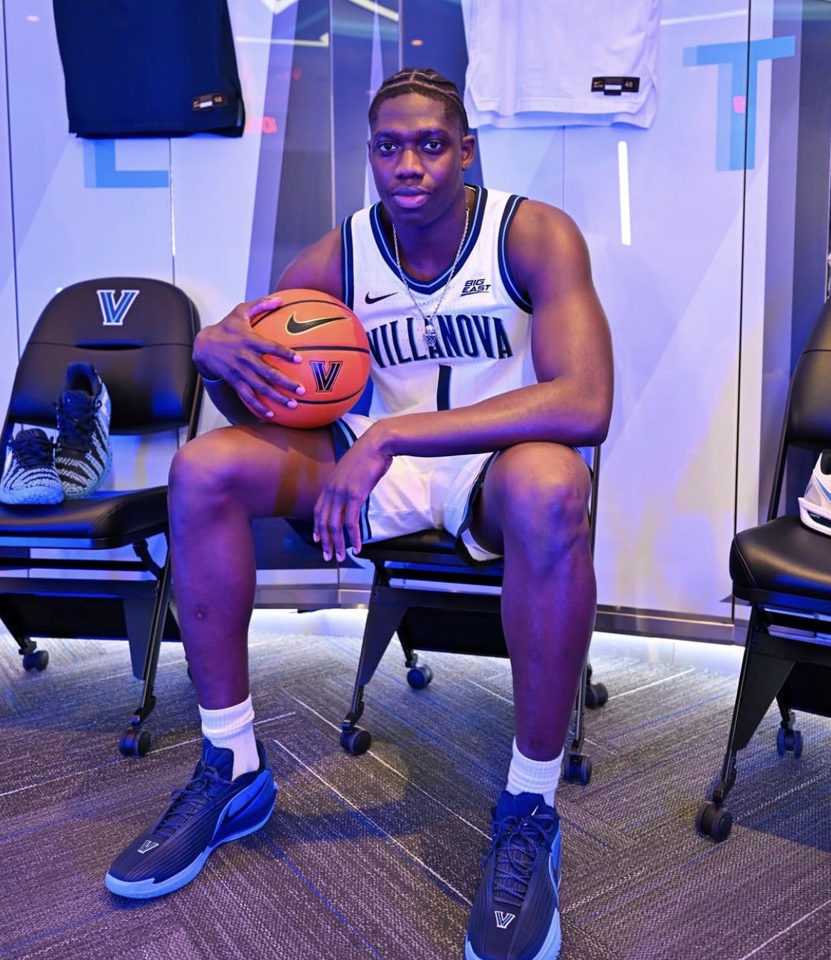 Villanova Men's Basketball transfer Abdou Samb. Image courtesy of Abdou Samb's Instagram account.